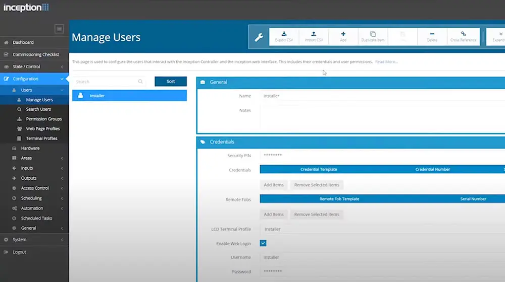 Simplified User Management